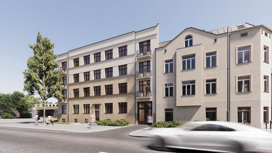 Wizualizacja kamienicy przy Żeromskiego 80 w Łodzi